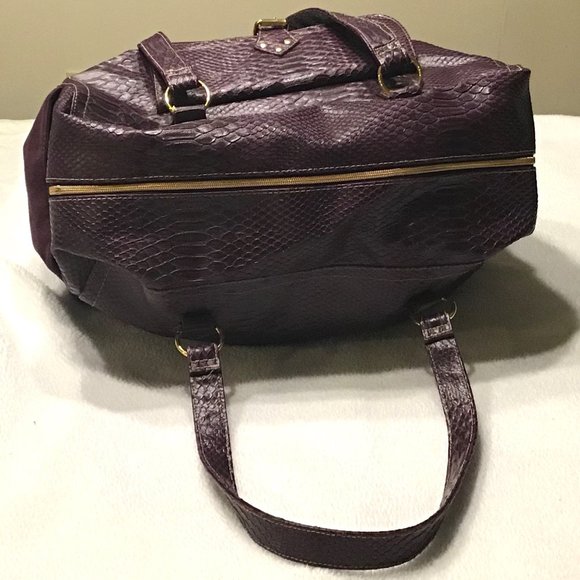 COPY - Purple Large Tote Shoulder Bag - Picture 3 of 5